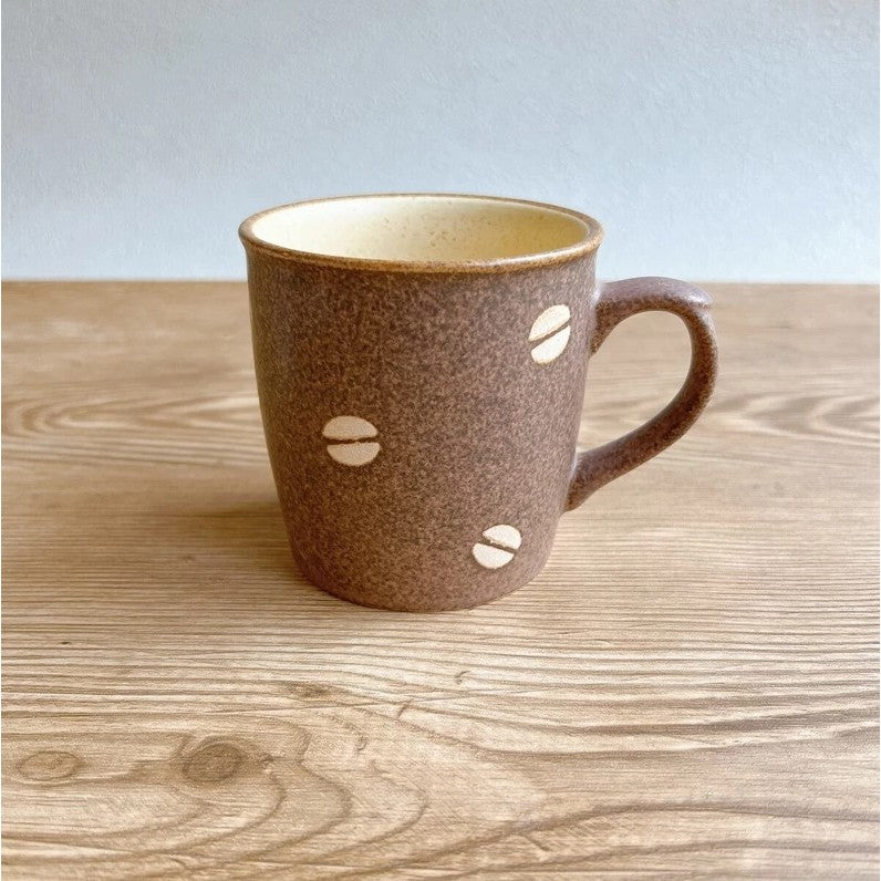 日本製 Tojiki Tonya 美濃燒 BEANS 咖啡豆造型馬克杯 | 咖啡杯 造型杯 水杯