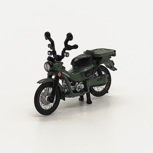 日本 TOY CABIN 1/64本田Cub模型鑰匙圈 扭蛋 迷你機車模型 Honda 吊飾 微縮公仔