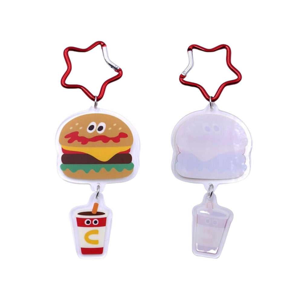 SKATER 薯條漢堡 登山扣吊飾︱鑰匙圈 吊掛小物 包包配件