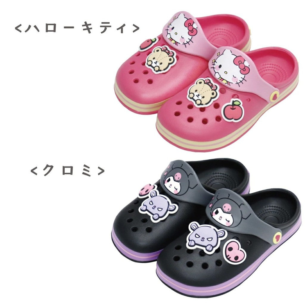 日本 三麗鷗 EVA 兒童涼鞋 S-L | 輕量防滑 庫洛米 大耳狗 人魚漢頓 洞洞鞋