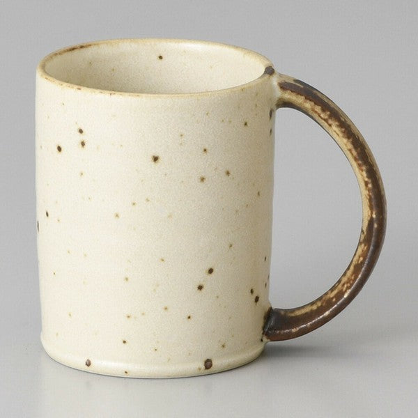 日本製 美濃燒 粉引白瓷咖啡杯 220ml | 馬克杯 簡約 白瓷杯子 手感陶杯