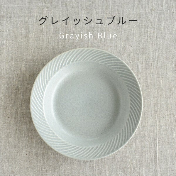 日本製 美濃燒 斜紋深盤 餐盤︱湯盤 配菜盤 大皿 日系餐具