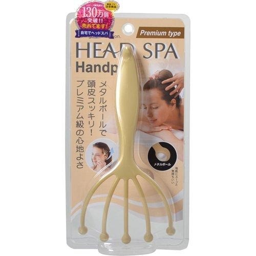 日本製 滿天社 Head Spa 頭皮按摩器 | 不鏽鋼滾珠 放鬆頭皮 穴道按摩 五爪手部設計