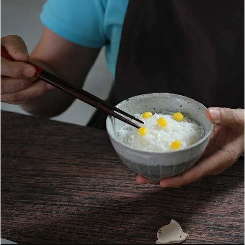 日本製 六魯 Blut's rokuro 美濃燒 細手道飯碗 | 粗陶碗 茶碗 飯碗 新婚 送禮