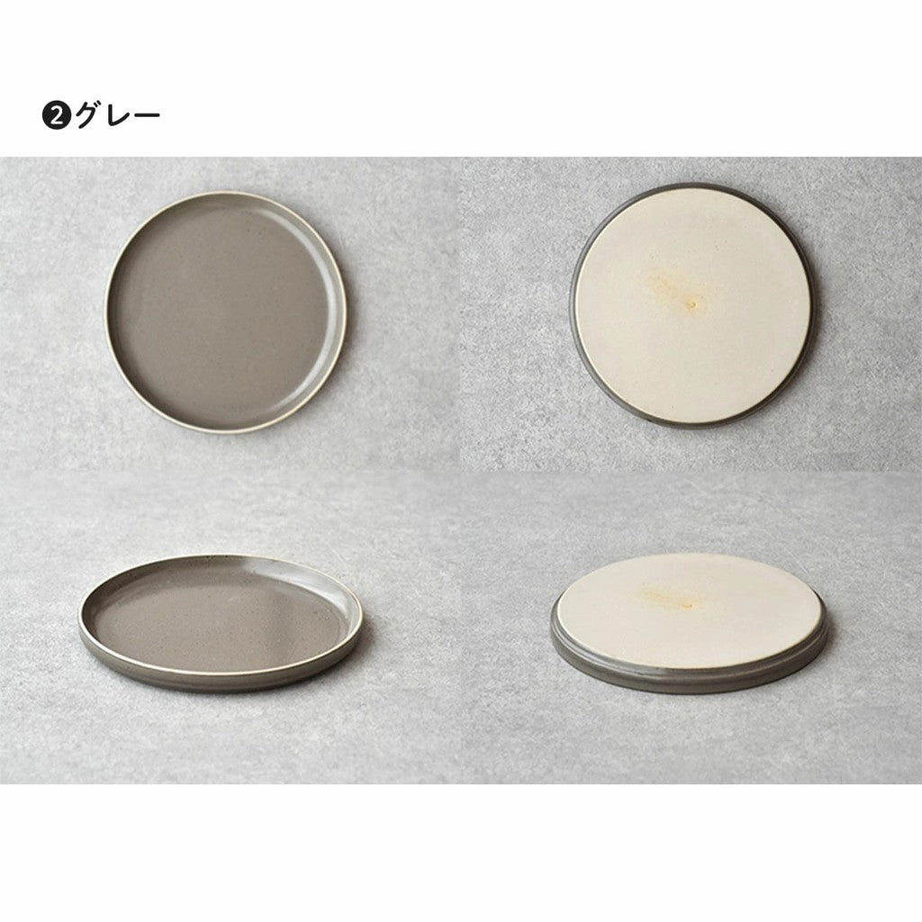 日本製 美濃燒 ECRU 北歐風淺盤 | 圓形淺盤 平盤 蛋糕盤 早午餐盤 西餐盤