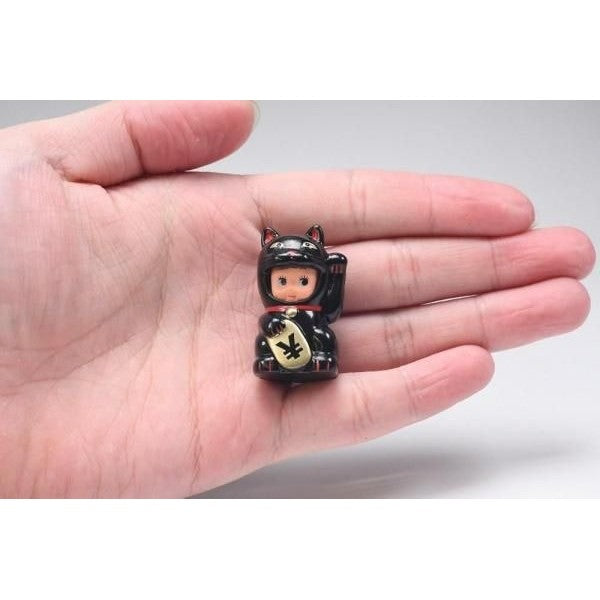 日本 Standstones 變裝Q比公仔 扭蛋 模型 招財貓 OBITSU 富士山 招財貓 櫻花