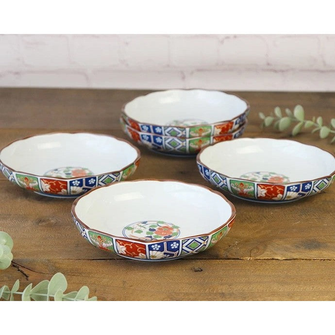 有田燒 古伊萬里 深盤∣菜盤 碟子 陶瓷餐具