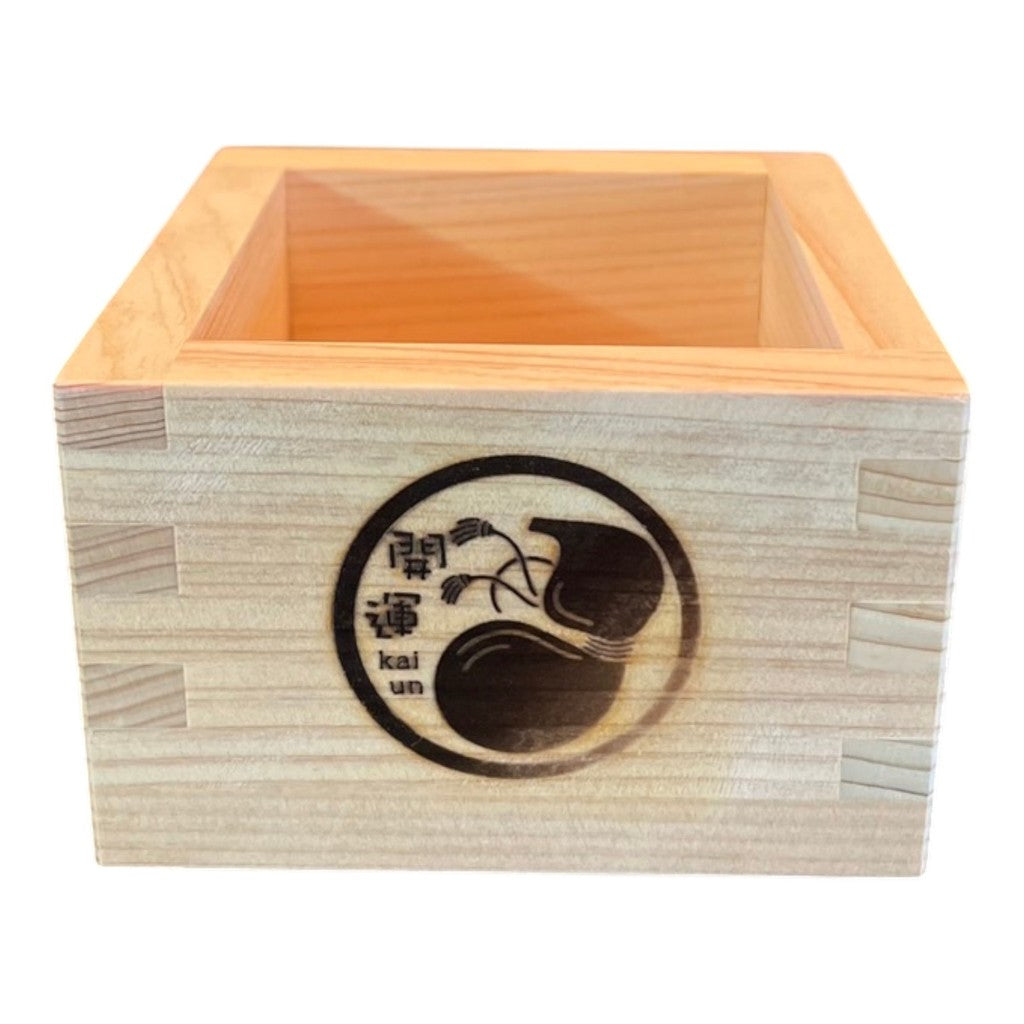 日本製 檜木酒枡 170ml | 檜木縁起枡 酒枡杯 盛酒杯 一合枡 清酒杯 木質香