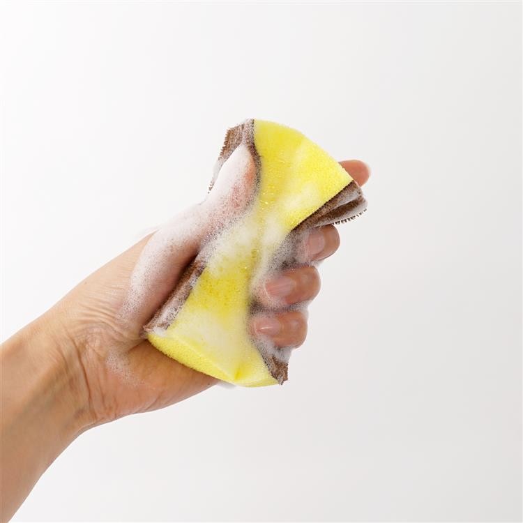 日本 Loft 蜂蜜蛋糕造型海綿刷4入 造型洗碗海綿 菜瓜布 清潔海綿