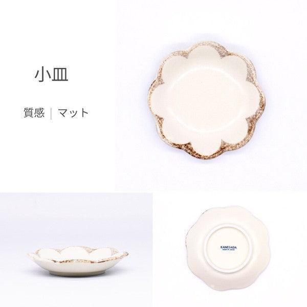 日本製 美濃燒 茉莉花 造型陶瓷盤子|大盤子 深盤 淺盤 小盤子 湯麵碗 - 富士通販