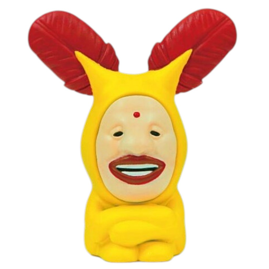 日本 Qualia 醜比頭軟膠公仔 | 扭蛋 醜萌 屁桃