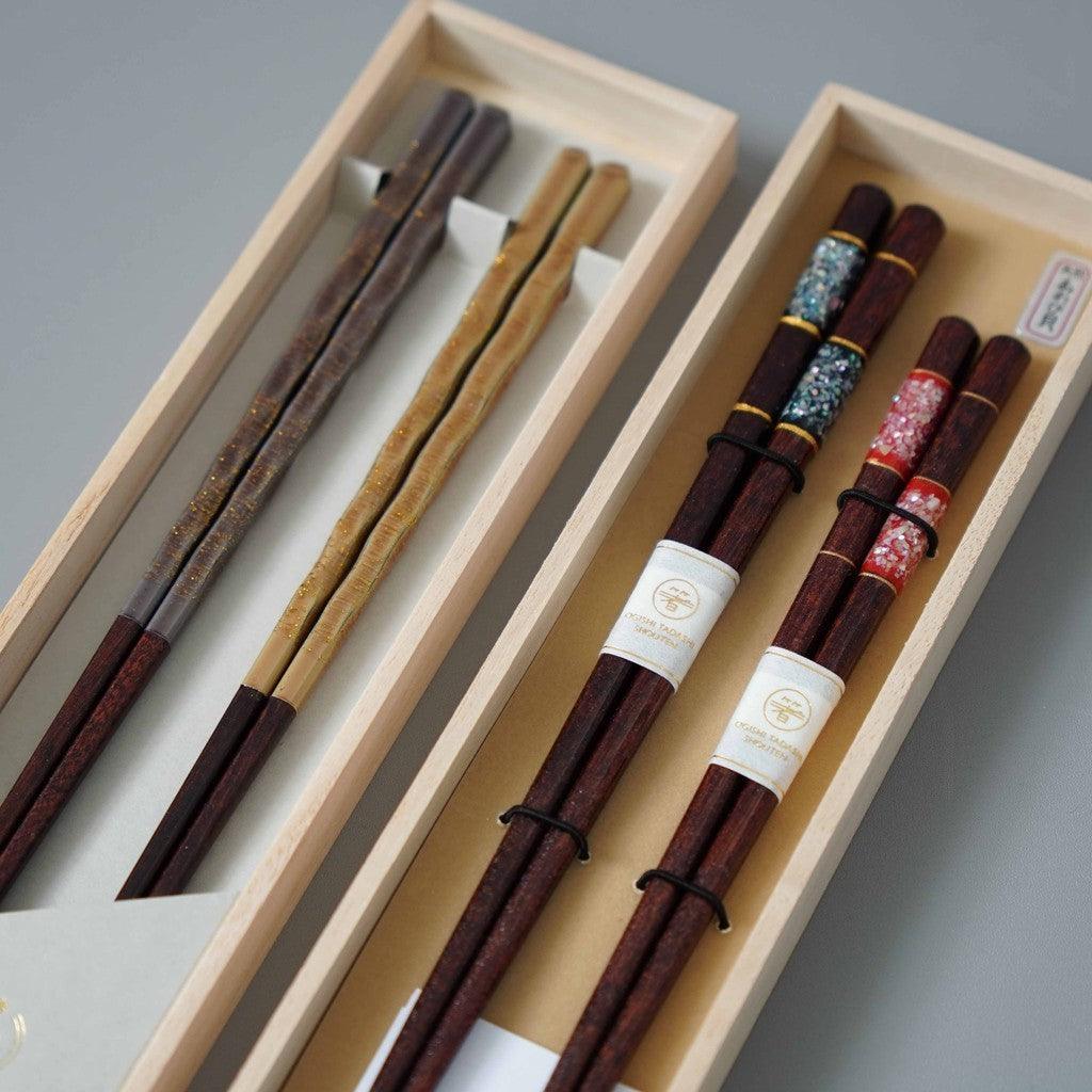 日本製 若狭塗 天然木 對筷 筷子 禮盒組|結婚禮物 入厝禮物 - 富士通販