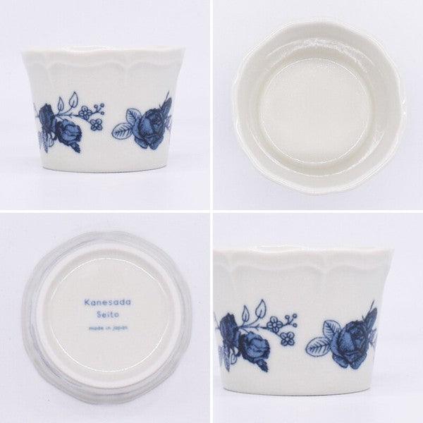 日本製 美濃燒 古典玫瑰 造型陶瓷餐盤|水果盤 義大利麵盤 優格碗 沙拉碗 早餐盤 - 富士通販