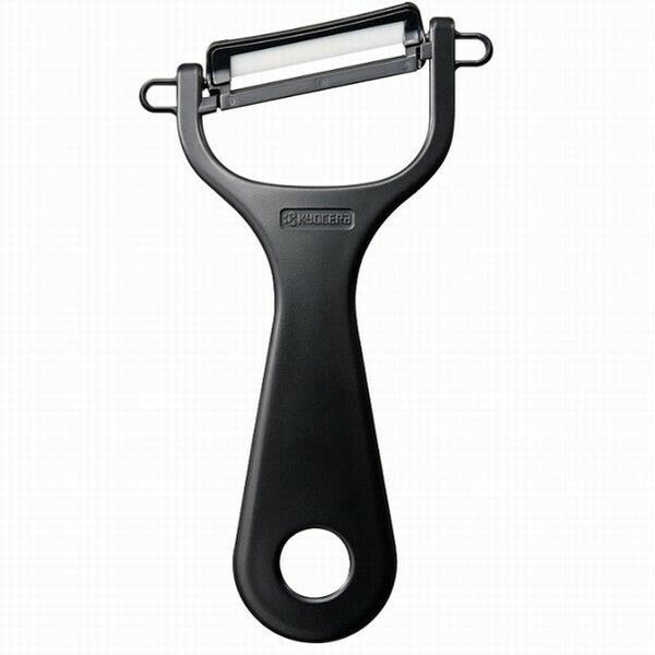 日本 KYOCERA 京瓷 陶瓷削皮刀 | 削皮器 斜角削皮刀 刨刀 黑色 CP-NA09