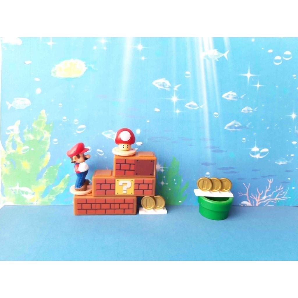 瑪利歐世界遊戲場景組 扭蛋 轉蛋 模型 公仔|全七種 - 富士通販