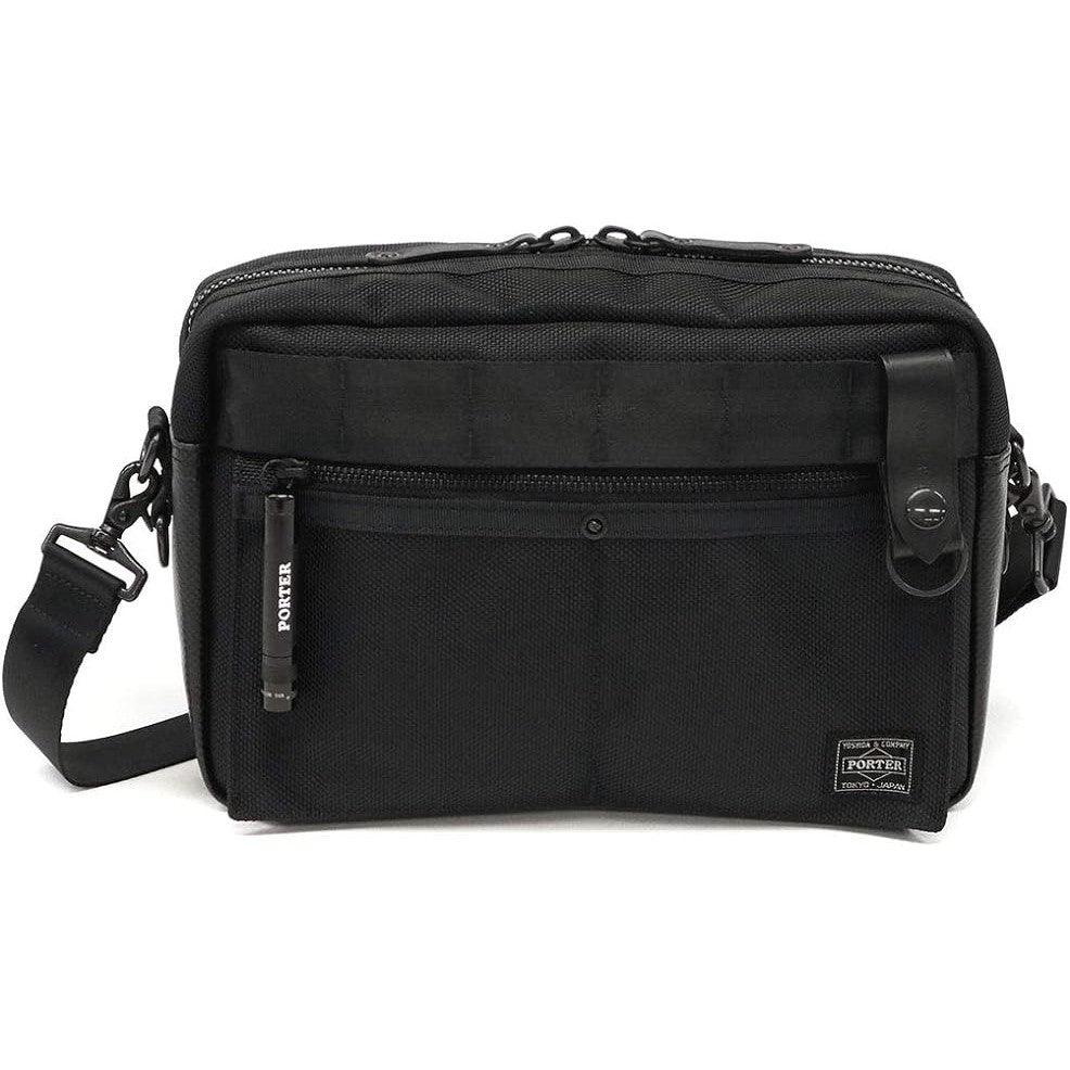 日本 Porter 黑色 Heat 斜背包 703-07970|側背包 休閒包 通勤包