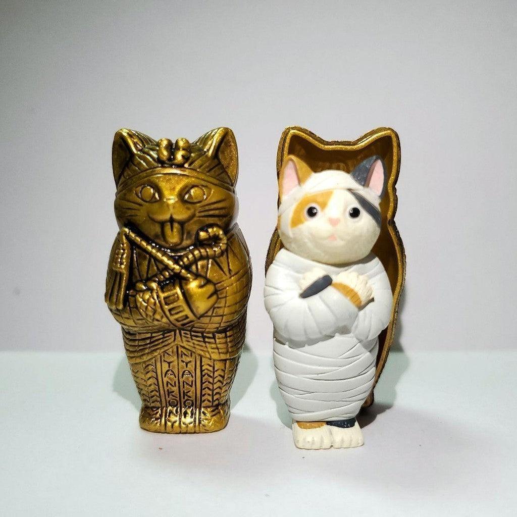 日本 KITAN CLUB 木乃伊貓貓 扭蛋 轉蛋|貓咪扭蛋 貓咪公仔 動物公仔