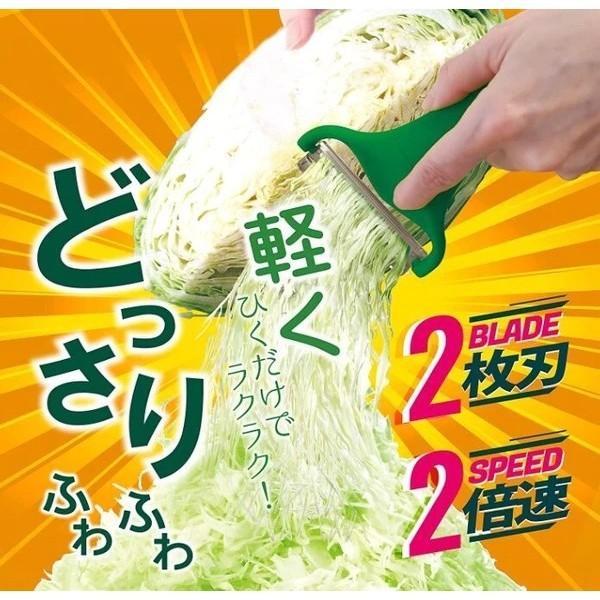日本 NONOJI Max 雙刀刃刨絲刀 2倍快速|CBP-04G 刨絲器 刨刀 刨片器