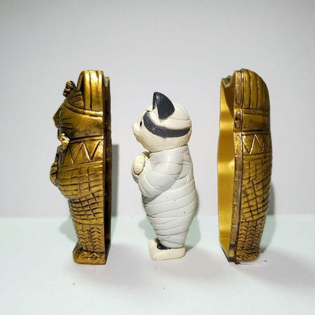 日本 KITAN CLUB 木乃伊貓貓 扭蛋 轉蛋|貓咪扭蛋 貓咪公仔 動物公仔