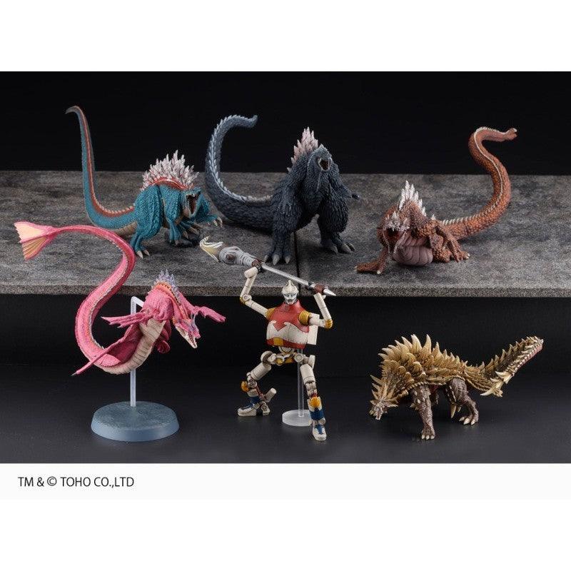 激造系列 哥吉拉奇異點 公仔 模型 盒玩 六入一組 - 富士通販