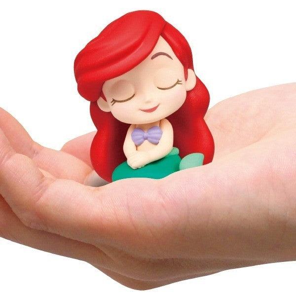 日本 T-ARTS 扭蛋 小美人魚倚肩公仔|愛麗兒 川頓國王 賽巴斯汀 小比目魚 - 富士通販