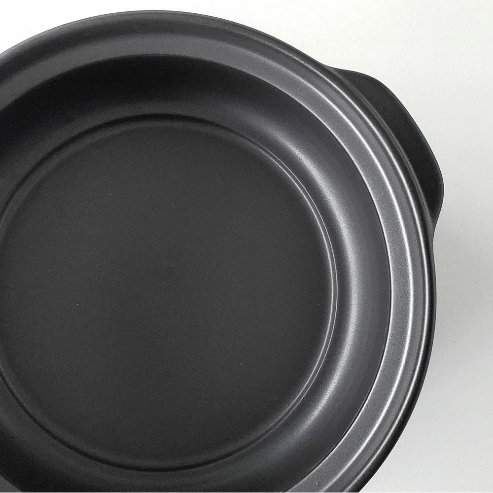 美濃燒 宴會黑白色土鍋 7號/8號∣ 鍋具 砂鍋