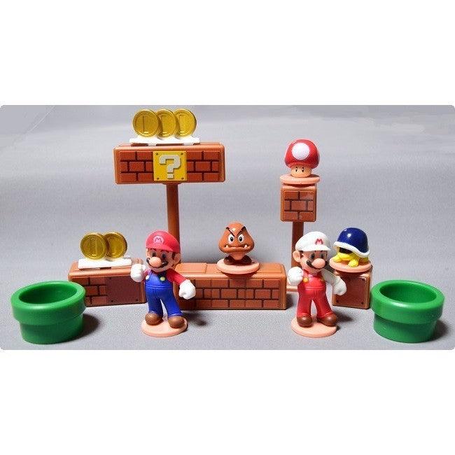 瑪利歐世界遊戲場景組 扭蛋 轉蛋 模型 公仔|全七種 - 富士通販