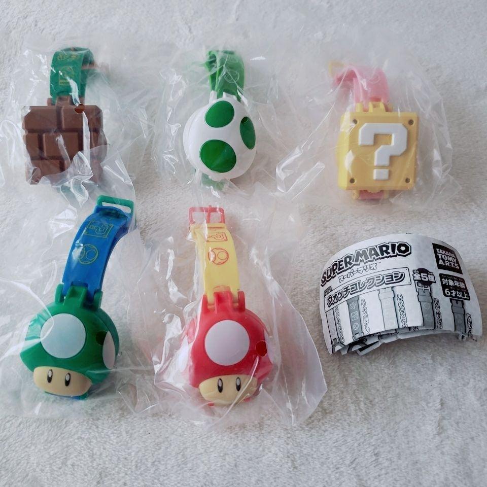 日本 T-ARTS 超級瑪利歐道具造型電子錶 扭蛋 電子錶 手錶 可換電池