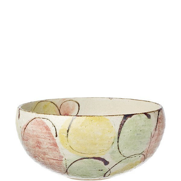 日本製 六魯 rokuro blut's 桔梗花造型碗 | 美濃燒 深碗 飯碗 湯麵碗