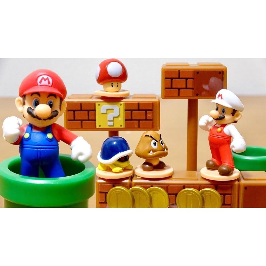 瑪利歐世界遊戲場景組 扭蛋 轉蛋 模型 公仔|全七種 - 富士通販