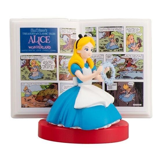 日本 BANDAI 萬代 扭蛋 迪士尼角色故事書公仔P2 小飛象 小熊維尼 愛麗絲 小木偶