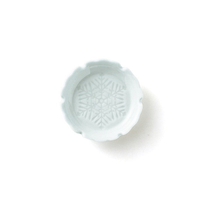 日本製 美濃燒 Miyama 深山 gaku 立體刻紋小碟 | 醬料碟 小菜碟 醬油碟