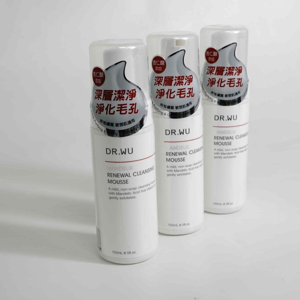 醫美 DR.WU 杏仁酸煥膚潔顏慕斯 150ml|控油洗面乳 抗痘洗面乳