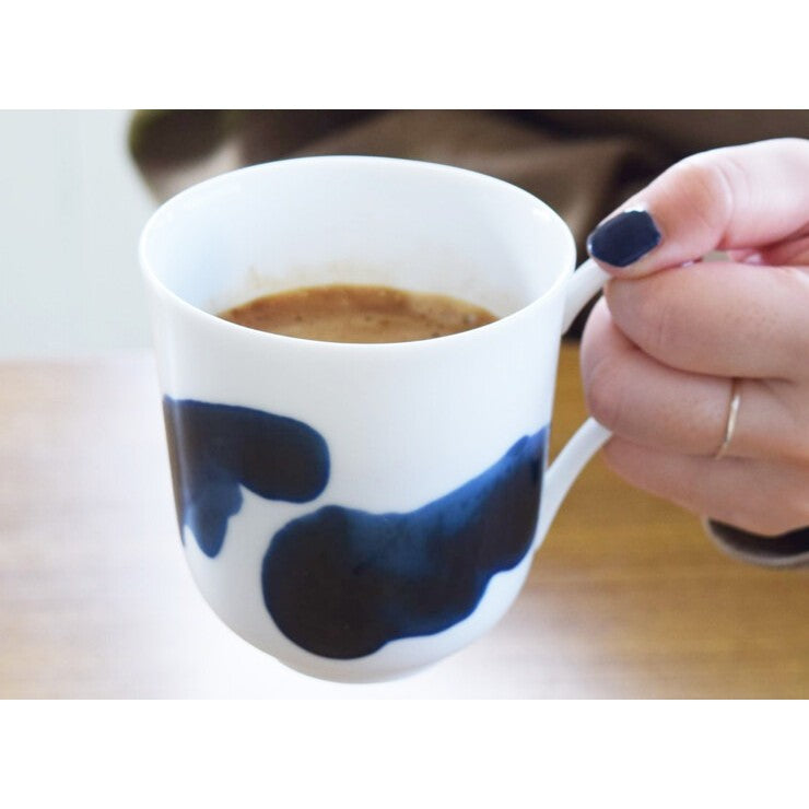 日本製 美濃燒 Miyama 深山 plue inkblue 馬克杯壺禮盒組 | 茶壺 馬克杯 送禮 入厝