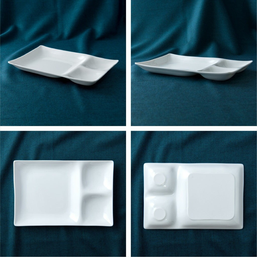 日本製 美濃燒 Miyama 深山 Kowake三格盤 | 211餐盤 分格餐盤