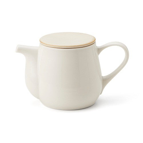 日本製 美濃燒 Miyama 深山 bico 焦糖奶油茶壺 | 含濾茶網 咖啡壺 茶壺