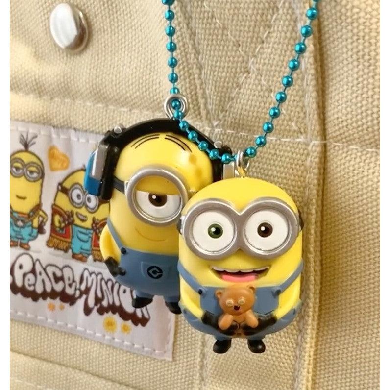 日本 T-ARTS 小小兵扁扁公仔吊飾 扭蛋 轉蛋 掛飾 鑰匙圈