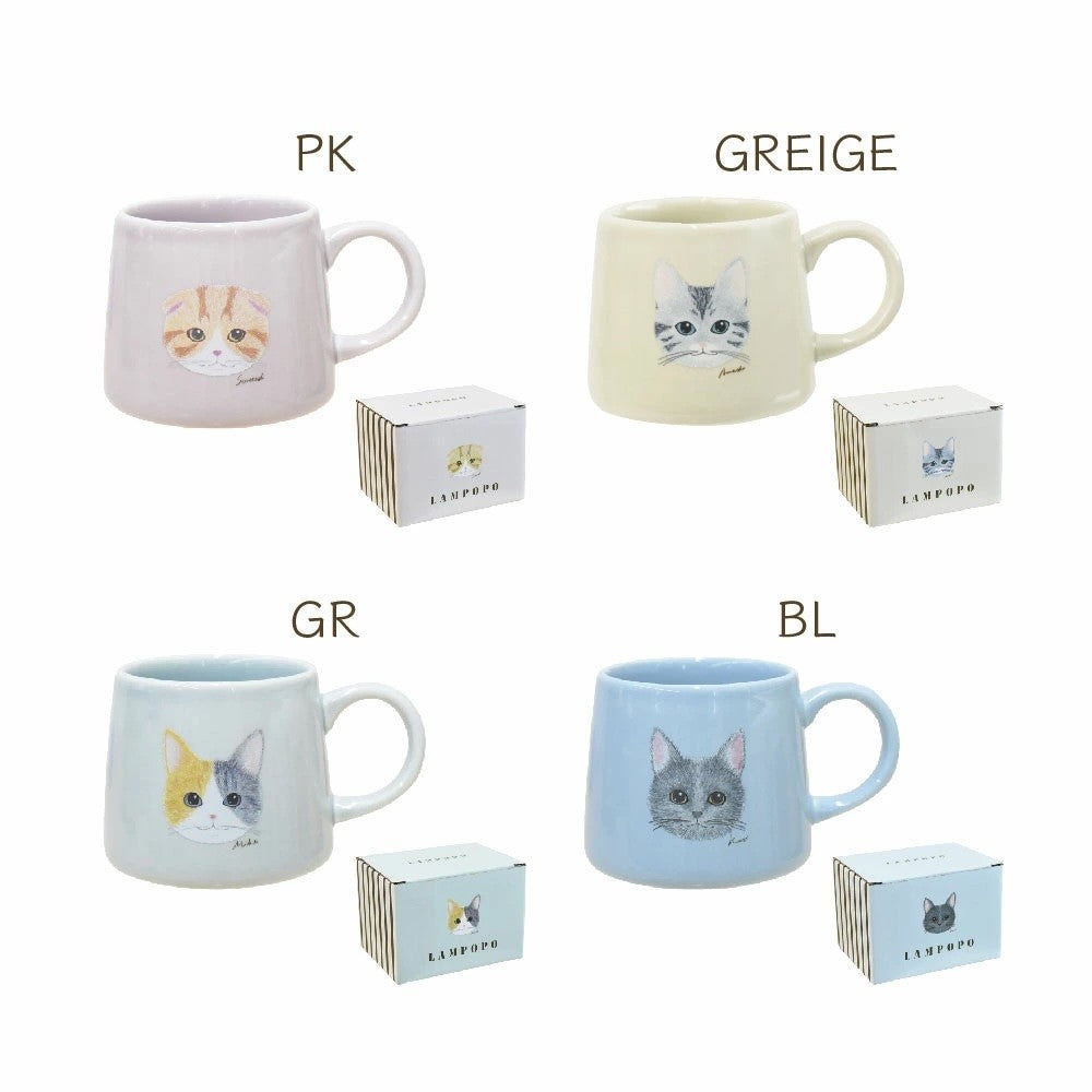 LAMPOPO 陶瓷馬克杯∣250ML 貓咪 禮物