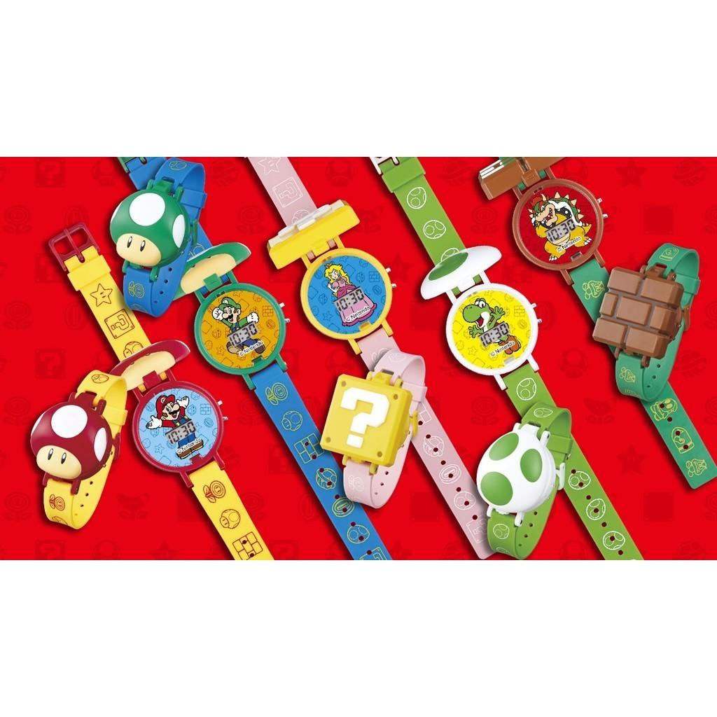 日本 T-ARTS 超級瑪利歐道具造型電子錶 扭蛋 電子錶 手錶 可換電池