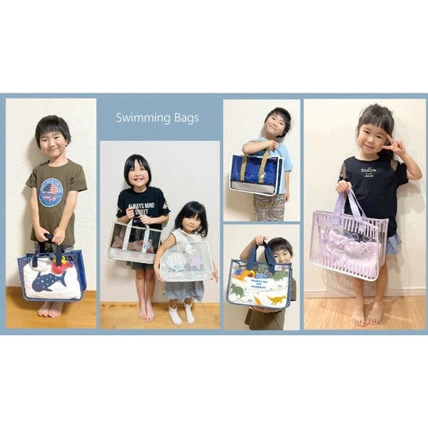 日本 jou jou lier 大容量防水包 | 兒童 游泳 沙灘包 媽媽手提包 游泳包
