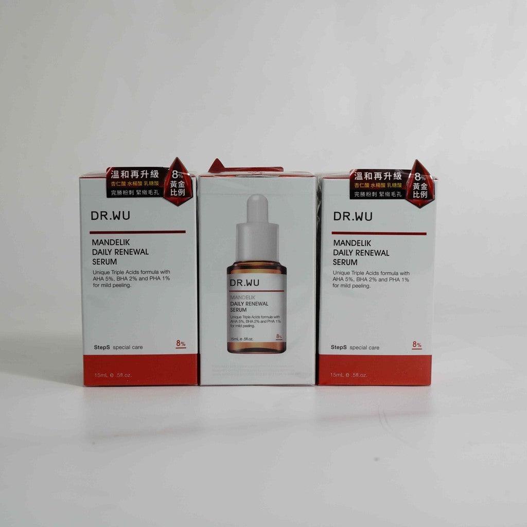 醫美 DR.WU 杏仁酸溫和煥膚精華 8% 15ml|乾/敏感肌適用 縮毛孔 清粉刺