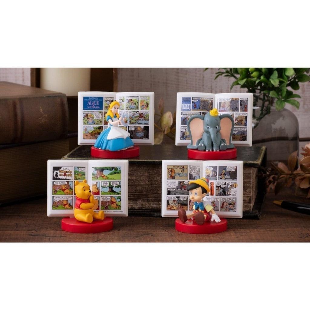 日本 BANDAI 萬代 扭蛋 迪士尼角色故事書公仔P2 小飛象 小熊維尼 愛麗絲 小木偶