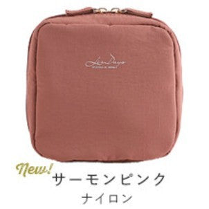 日本 LIZDAYS 防潑水方型化妝包 | 多隔層 可機洗 旅行包 拉鍊收納包