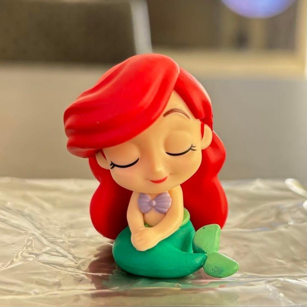 日本 T-ARTS 扭蛋 小美人魚倚肩公仔|愛麗兒 川頓國王 賽巴斯汀 小比目魚 - 富士通販