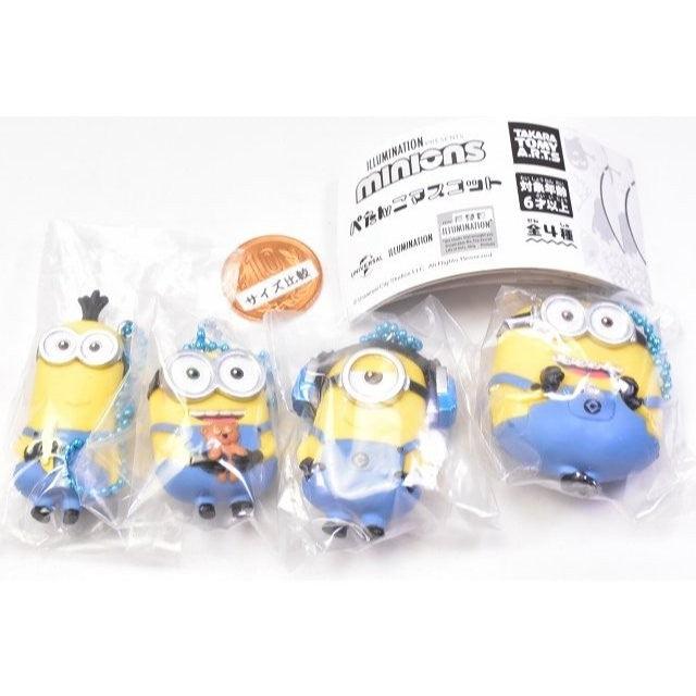 日本 T-ARTS 小小兵扁扁公仔吊飾 扭蛋 轉蛋 掛飾 鑰匙圈