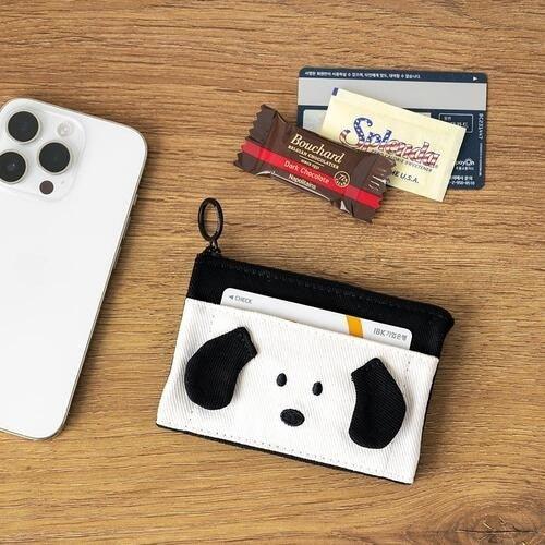 韓國 Romane 折疊票卡零錢包|證件 信用卡 耳機