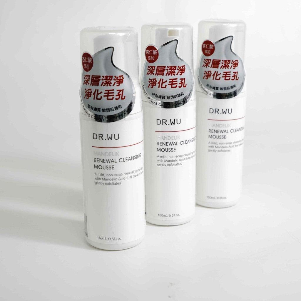 醫美 DR.WU 杏仁酸煥膚潔顏慕斯 150ml|控油洗面乳 抗痘洗面乳