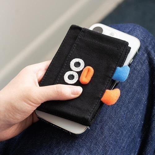 韓國 Romane 折疊票卡零錢包|證件 信用卡 耳機