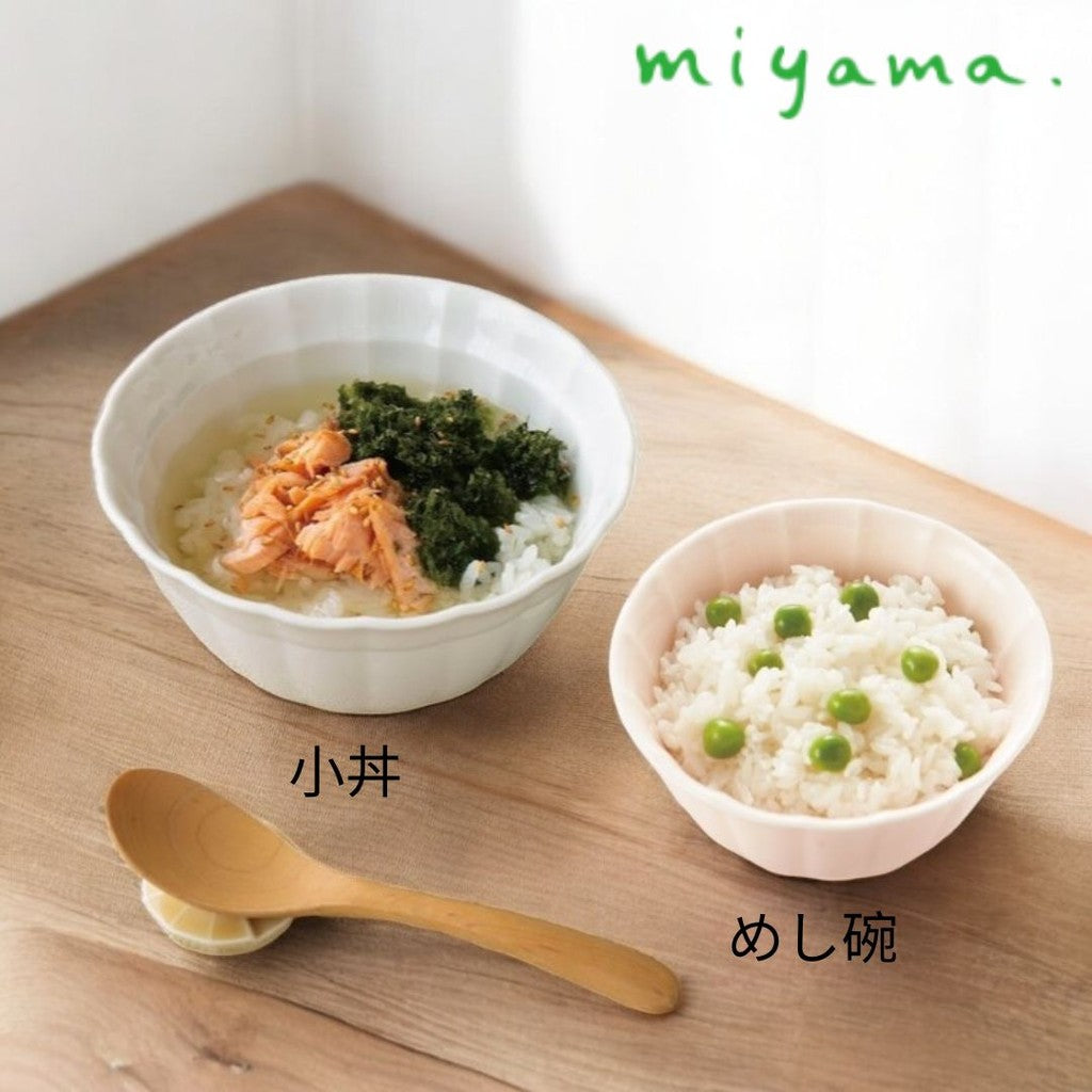 日本製 美濃燒 Miyama 深山 Suzune 櫻花11/14公分飯碗 | 湯碗 丼飯碗 飯碗