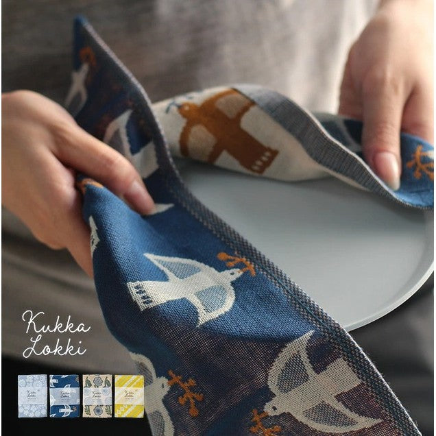 日本 Kukka Lokki 三層紗布巾 | 抗菌防臭家事巾 家事布 雙面擦拭布